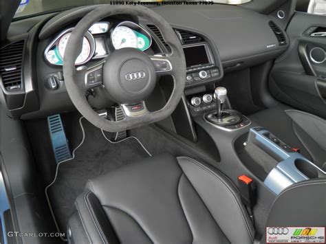 Black Interior 2012 Audi R8 GT Spyder Photo #68651578 | GTCarLot.com