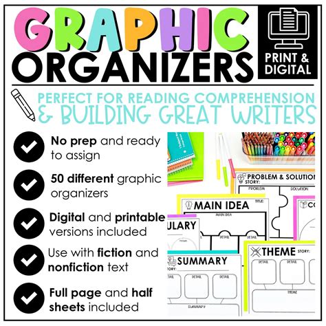 Digital Graphic Organizers | Reading | for Google Classroom™ - Teach ...