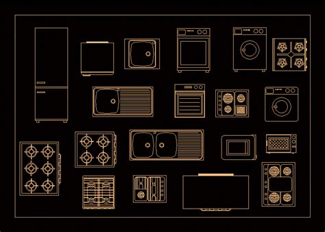 Download Simbol Listrik Autocad Blocks Kitchen - IMAGESEE