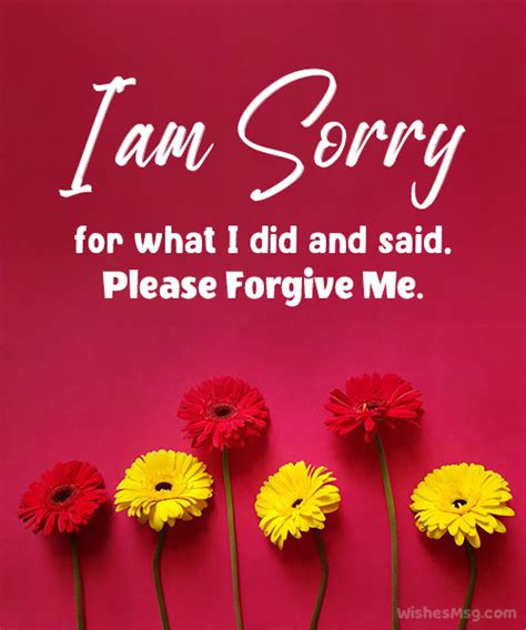 100+ Sorry Messages and Apology Quotes | WishesMsg