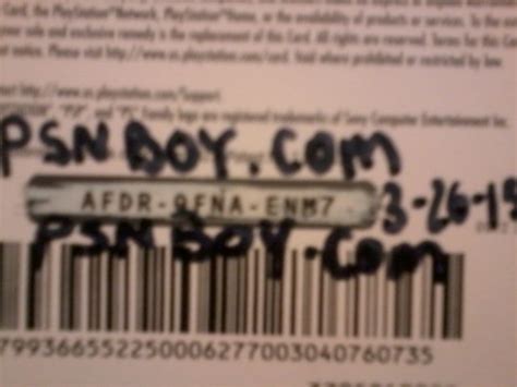 We have this code away on our website http://psnboy.com. It was ...