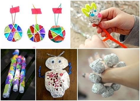 30 Aluminum Foil Crafts & Art Activities