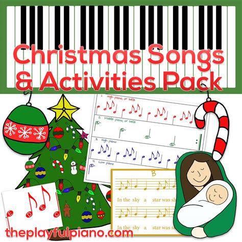 Christmas Songs & Activities Pack – The Playful Piano