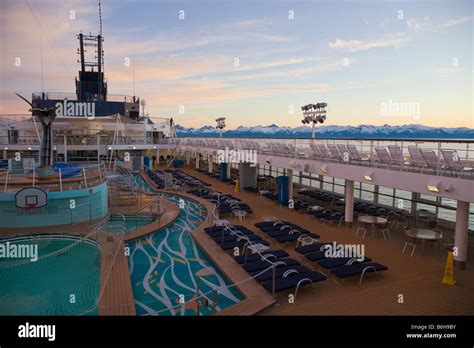 Cruise Ship Inside Passage Alaska USA Stock Photo - Alamy