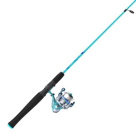 Zebco Splash Spinning Reel and Fishing Rod Combo, 6-Foot 2-Piece ...