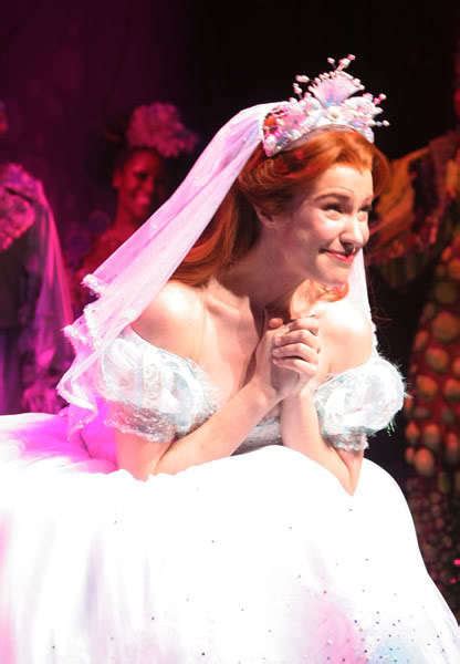 Ariel in her Wedding Dress - The Little Mermaid on Broadway Photo ...