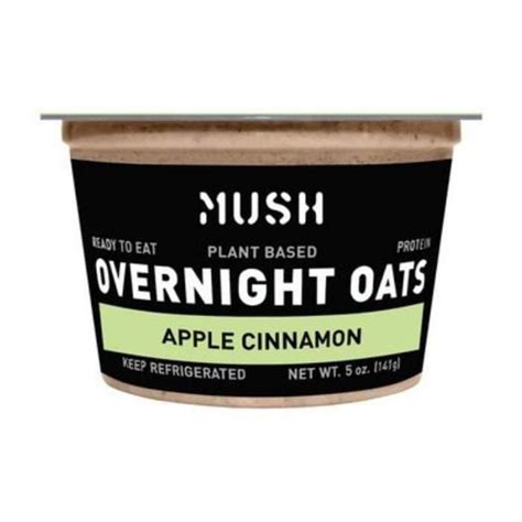 Mush - Overnight Oats, 5oz | Assorted Flavors – PlantX US