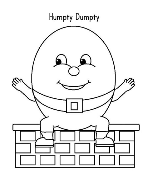 Humpty Dumpty Coloring Page at GetColorings.com | Free printable ...