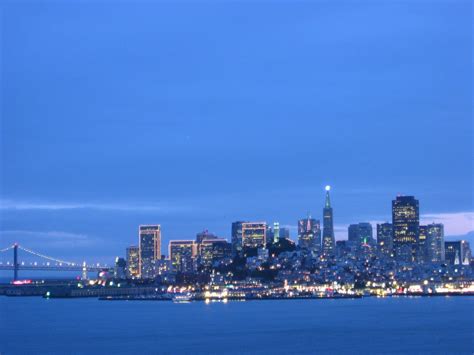 San Francisco night skyline Free Photo Download | FreeImages