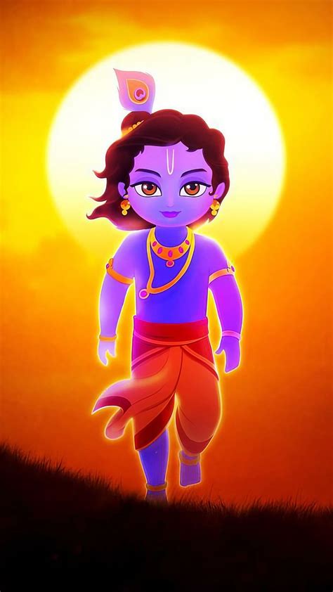 Little Krishna, Sun Background, señor, dios, kanha, Fondo de pantalla ...