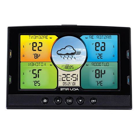 AcuRite Indoor Outdoor Weather Station 3 Temperature Humidity