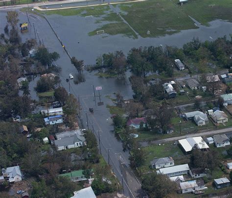 Aerial photos of Hurricane Ike damage