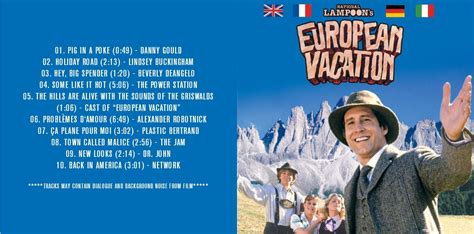 National Lampoon's European Vacation - Original Soundtrack (1985) CD ...