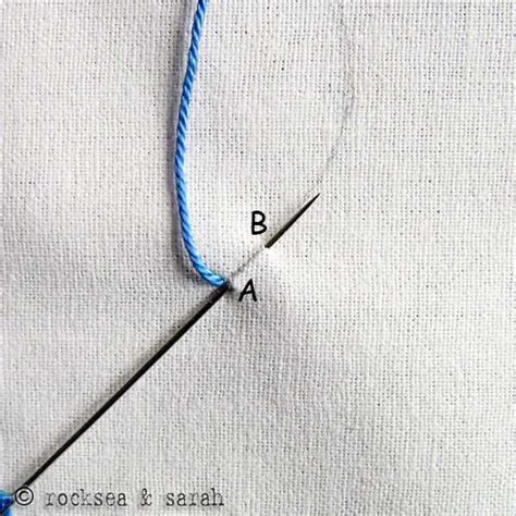 How to do the Chain Stitch - Sarah's Hand Embroidery Tutorials