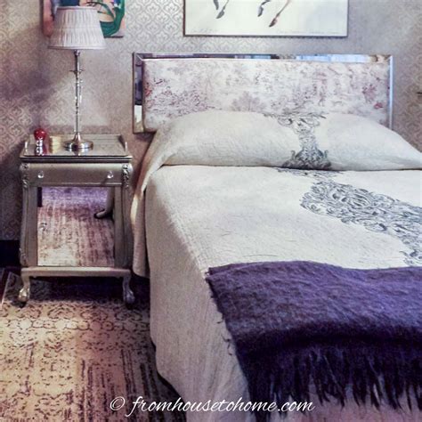 Elegant Gray And Purple Bedroom Makeover - From House To Home