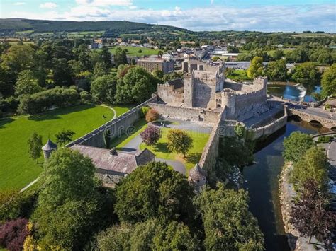 Aerial View. Cahir Castle. County Tipperary. Ireland Stock Image ...