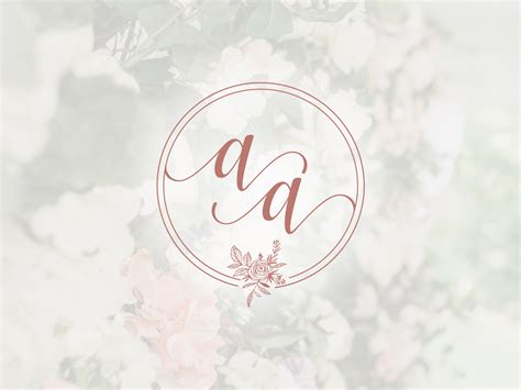 AA Wedding Monogram by Jess Blank on Dribbble