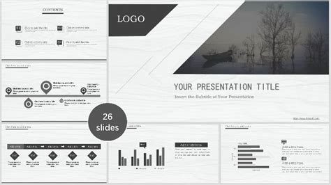 Background Black And White Powerpoint Template - fppd.