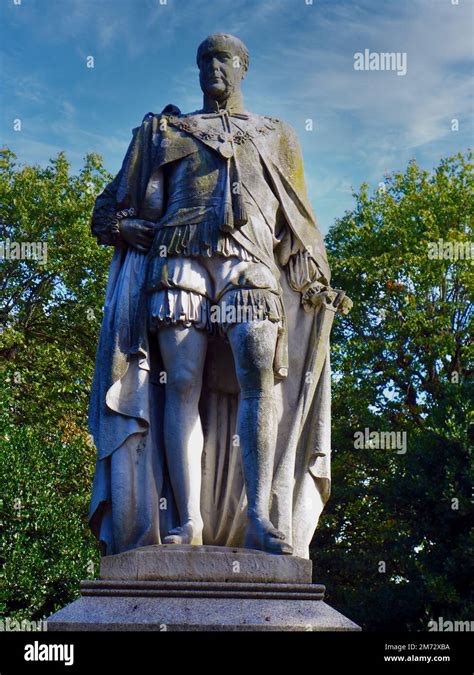 Statue of The Marquis of Westminster in Grosvenor Park, Chester Stock ...