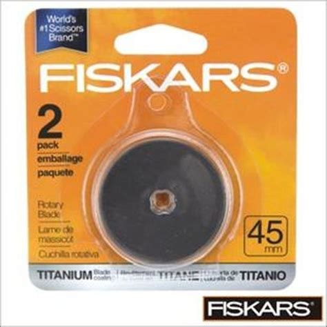 Fiskars Rotary Cutter Replacement Blade 45mm 2 Pack