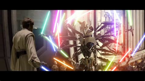 General Grievous with too many lightsabers - YouTube