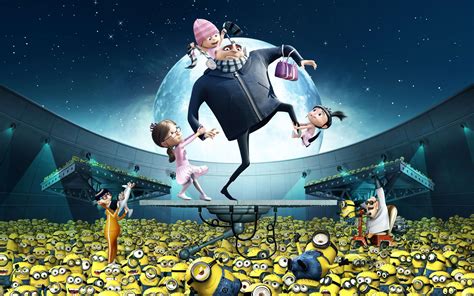 Gru, los niños y minions | Fondo de pantalla 2880x1800 ID:1160