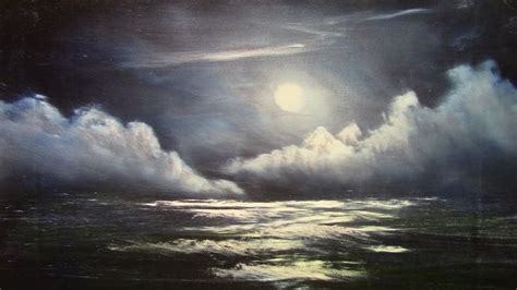 How to Paint a Night Sky on Black, Oil Painting Techniques | Oil ...