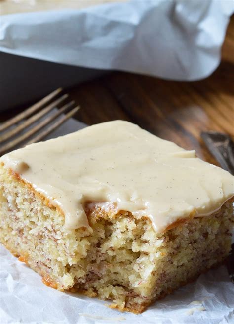 Buttermilk Banana Cake Recipe with Vanilla Buttermilk Glaze ...