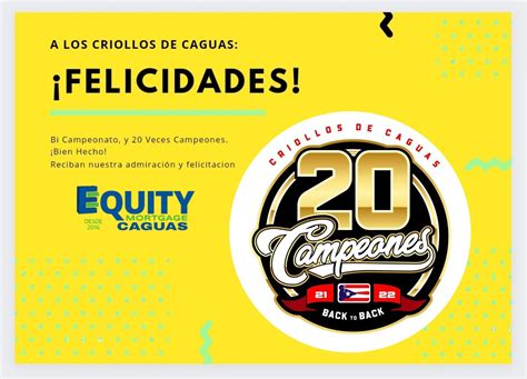 🐎 Los Criollos de Caguas ¡20 Campeonatos! ⚾️ Felicidades a los Bi ...