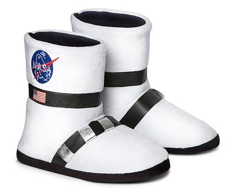 Enjoy a Moon Walk Every Day with these NASA Moon Boot Slippers