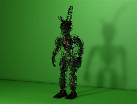 Glass Springtrap. You always gotta be careful with those springlock ...