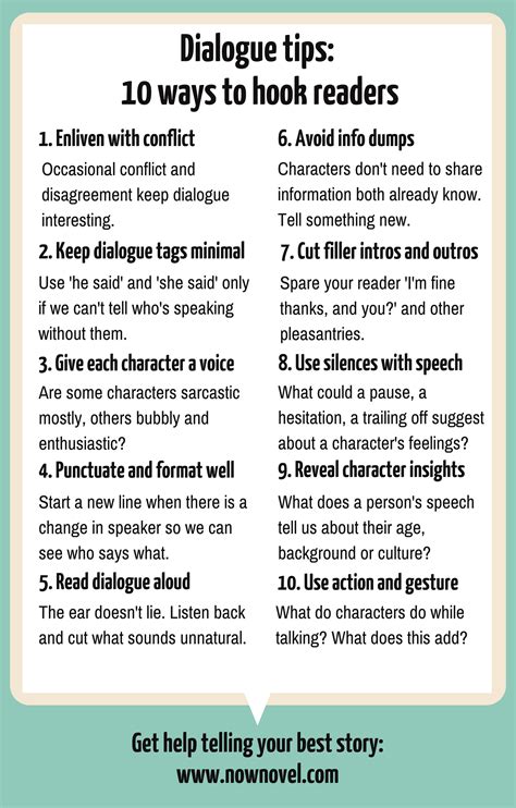 10 dialogue tips to hook readers – Artofit