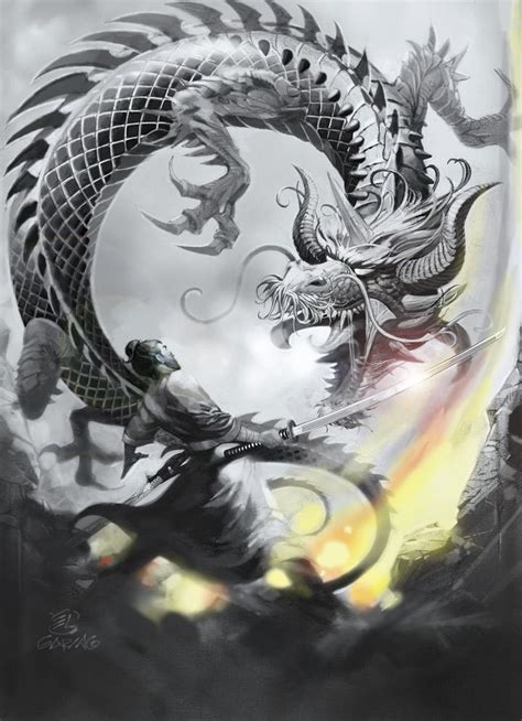 Collection: In The Shadow of Dragon | Dragon tattoo, Samurai art ...