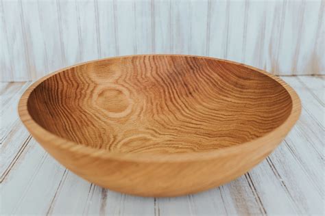 17 inch Northern Michigan Red Oak with Bee's Oil Finish | Holland Bowl ...