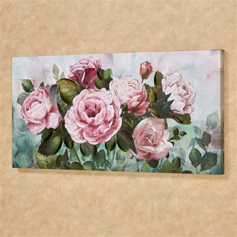 Floral Garden Giclee Canvas Wall Art | Flower painting canvas, Floral ...