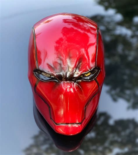 Red hood Rebirth Helmet HQ Resin | godofprops