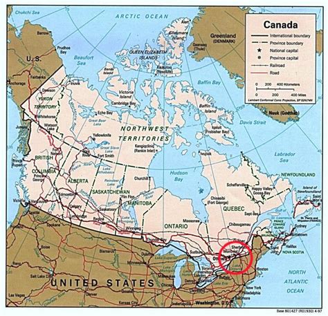 Ubicacion geografica de Montreal - Donde queda?