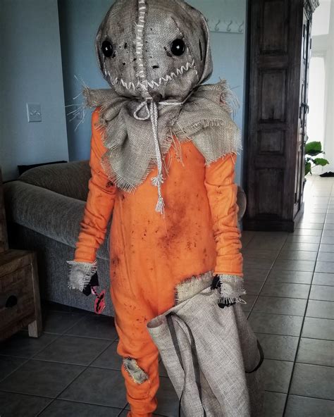 I made a Sam costume from Trick R Treat for my SO's little brother and ...