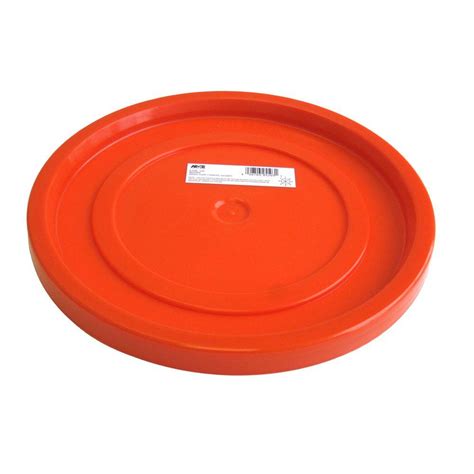 Bucket Lid 5 gal. Paint Tray Orange Heavy Duty Plastic Tight Sealing 10 ...