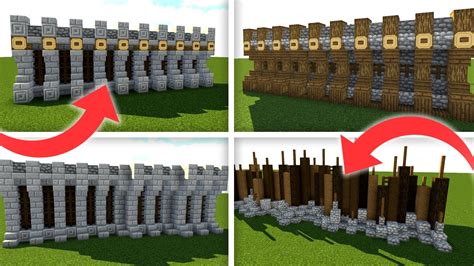 Medieval Castle Wall Minecraft