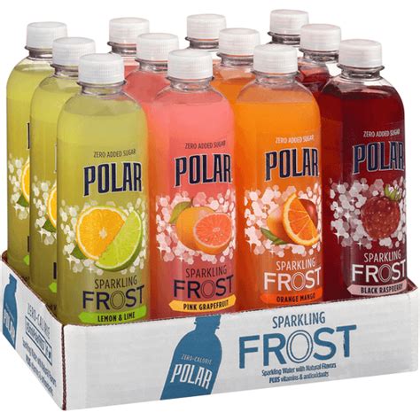 Polar Frost Sparkling Water, Zero Calorie, 4-Flavor Rainbow | Beverages ...