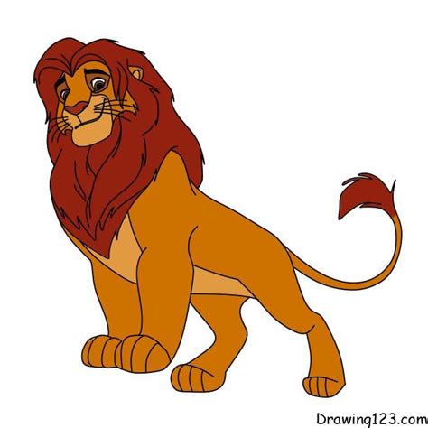 Lion King Simba Drawings