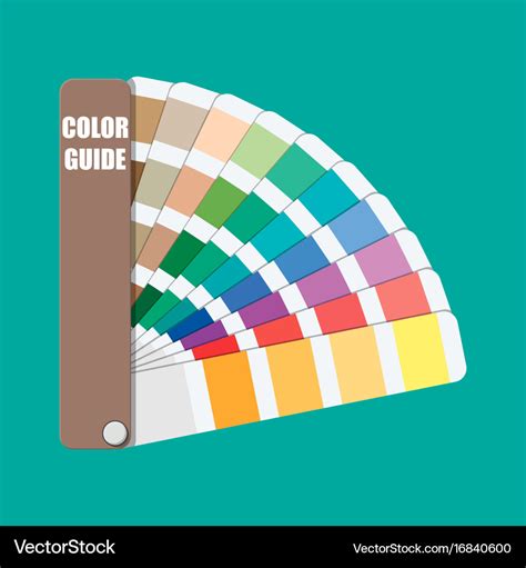 Color swatch palette guide Royalty Free Vector Image