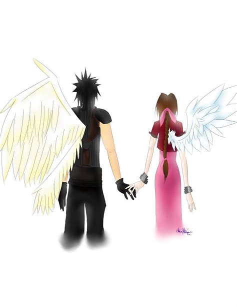 Zack and Aerith by NightfallAngel | Final fantasy, Final fantasy art ...