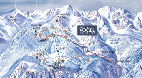 Full size piste map for Vogel