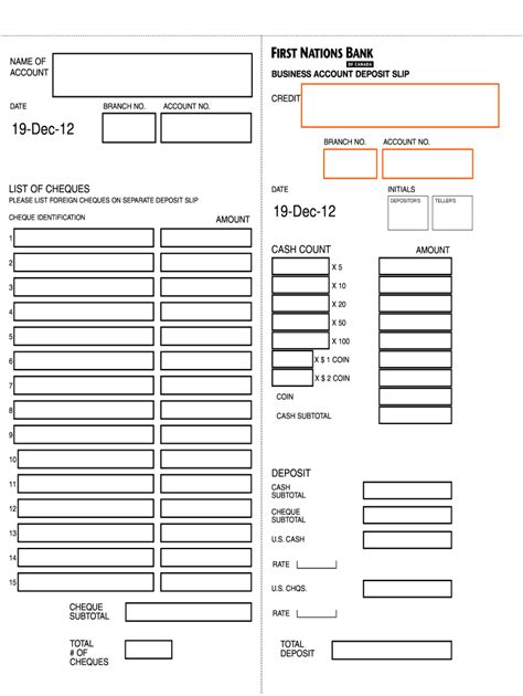 Td Deposit Slip - Fill Online, Printable, Fillable, Blank | pdfFiller