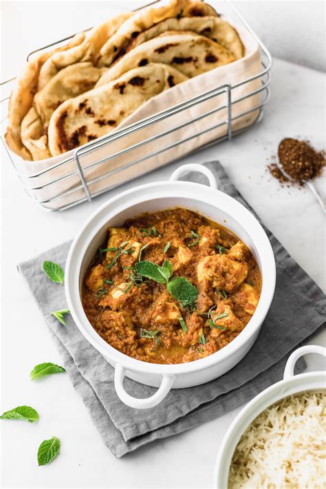 Indian Chicken Curry with Naan Bread | Cravings Journal