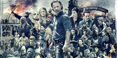 Walking Dead Series Finale Poster Unites Major Characters From 11 ...