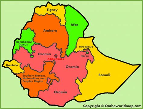 Ethiopia Maps | Maps Of Ethiopia throughout Printable Map Of Ethiopia ...