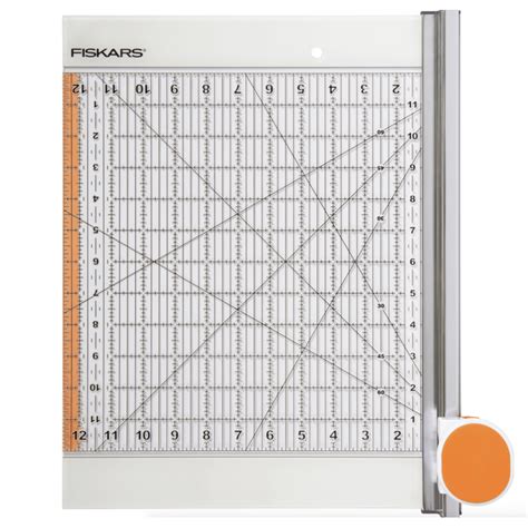 Fiskars Rotary Cutter & Ruler Combo - 12\" x 12\"